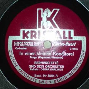 Bernhard Ette - In einer kleinen Konditorei (DE 1938)