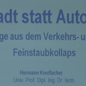 Hermann Knoflacher - Stadt statt Autos ! 2016