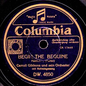 SWING+LADY+BALLADE: Anne Lenner & Carroll Gibbons - Begin The Beguine (UK 1939)