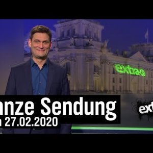 SATIRE-ERNST-FÄLLE+HUMOR-VERSUCHE+VORTRAG: Extra 3 vom 27.02.2020 mit Christian Ehring im Ersten | extra 3 | NDR