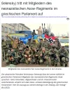 Selenskyj tritt mit Mitgliedern des neonazistischen Asow-Regiments im griechischen Parlament ...webp