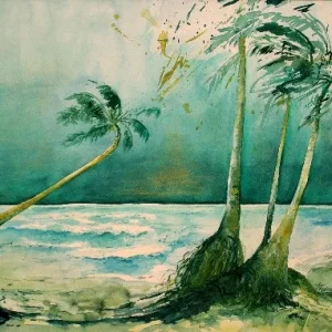 the beach (aquarell 50x60)