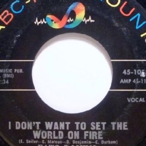 POP+SCHLAGER+ROCK'N'ROLL+BALLADE: Fats Domino - I don't want to set the World on Fire (US 1964)