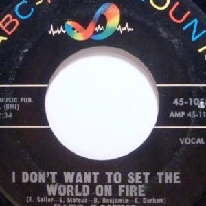 POP+SCHLAGER+ROCK'N'ROLL+BALLADE: Fats Domino - I don't want to set the World on Fire (US 1964)