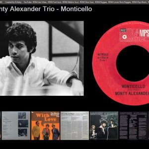 INSTRUMENTAL+PIANO+SOLO+GROOVE+JAZZ+LIVE: Monty Alexander Trio - Monticello Live (US 1972)
