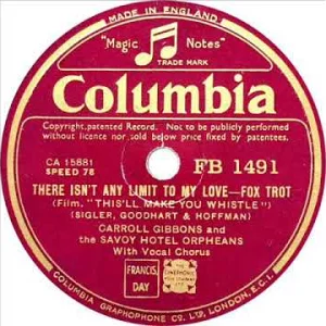 SWING+FEMALE: Anne Lenner & Carroll Gibbons - There's isn't any Limit (UK 1936)
