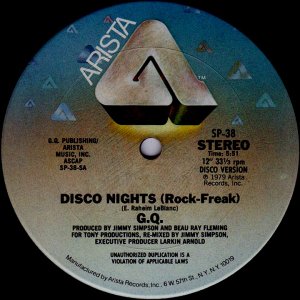 DISCO+DANCE+POP: GQ - Disco Nights (Rock Freak) (US 1979)