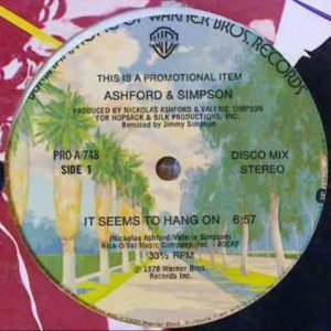 SOUL+DISCO+GROOVE+DANCE+POP: Ashford & Simpson - It Seems to Hang On (Maxi) (US 1978)