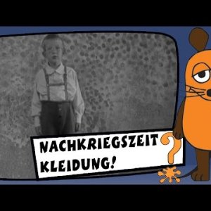 Nachkriegszeit - Wie war man damals angezogen? - Sachgeschichten mit Armin Maiwald - YouTube