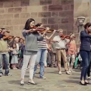 Flashmob Nürnberg 2014 - Ode an die Freude - YouTube