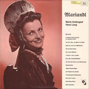 Maria Andergast & Hans Lang - A fesche Katz' braucht an feschen Kater (AT 1952)