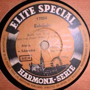 SWING+FEMALE+LIED: Maria von Schmedes - Babdadu (AT 1948)