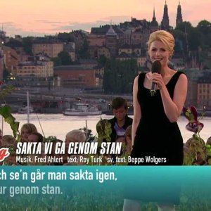 JAZZ+RETRO: Edda Magnason - Sakta vi gå genom stan - Allsång på Skansen (SE 2013)