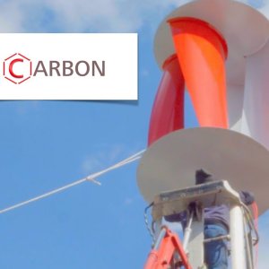 INFO+WINDKRAFT+AUFBAU: Helix Windturbine TECHCARBON / MÜNCHEN (DE 2016)