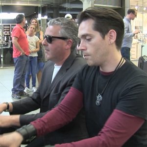 PIANO+BOOGIE+STREET-JAM+LIVE: Dr. K. Brendan Kavanagh & Ben Toury - Best Street Piano Performance EVER! (UK 2017)