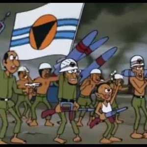 FILM+ZEICHENTRICK+ELITEN+GIER+MACHT+KONZERNE+ZUKUNFT+WAHN+WITZ: Es war einmal … der Weltraum - Blick in die Zukunft - Kindertrickfilm (FR 1982)