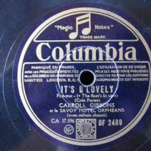 SWING+DUETT+FOX-TROT: Anne Lenner & Brian Lawrence & Carroll Gibbons - It's D'Lovely (UK 1934)