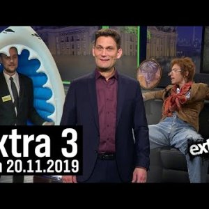 SATIRE-ERNST-FÄLLE+HUMOR-VERSUCHE+VORTRAG: Extra 3 | 20.11.2019 | extra 3 | NDR