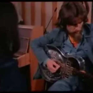 IN-MEMORIAM+POP+FOLK: John Lennon and George Harrison in 1971 recording Oh My Love 1