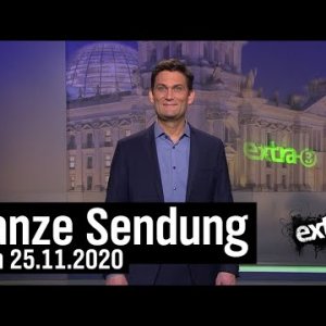 SATIRE-ERNST-FÄLLE+HUMOR-VERSUCHE+SOLO-STUDIO: Extra 3 vom 25.11.2020 mit Christian Ehring | extra 3 | NDR