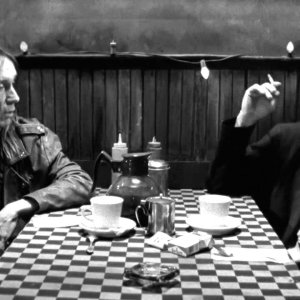 KURZ-FILM+SHORT-MOVIE+CLIP: Iggy Pop & Tom Waits - Somewhere in California, Coffee and Cigarettes (US 1993/2003) FULL Version