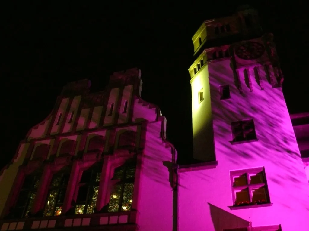 Altes Rathaus bei Nacht